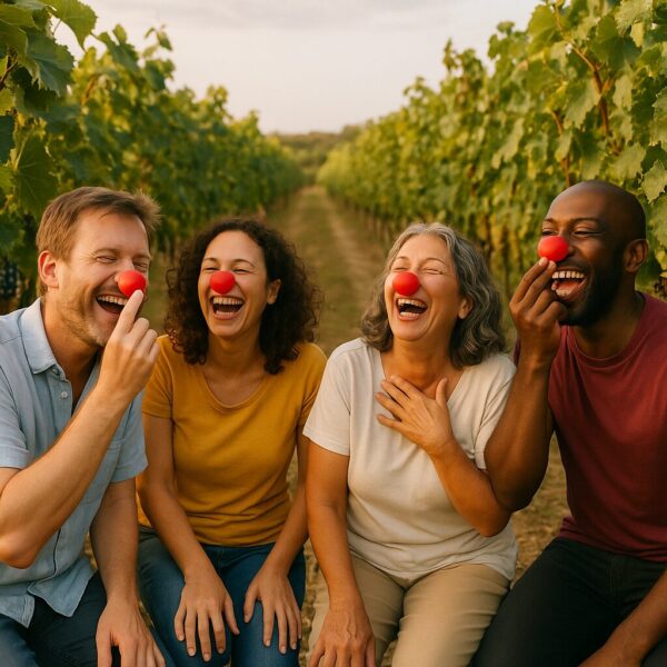 Laughter Therapy Workdshop in the Vineyard